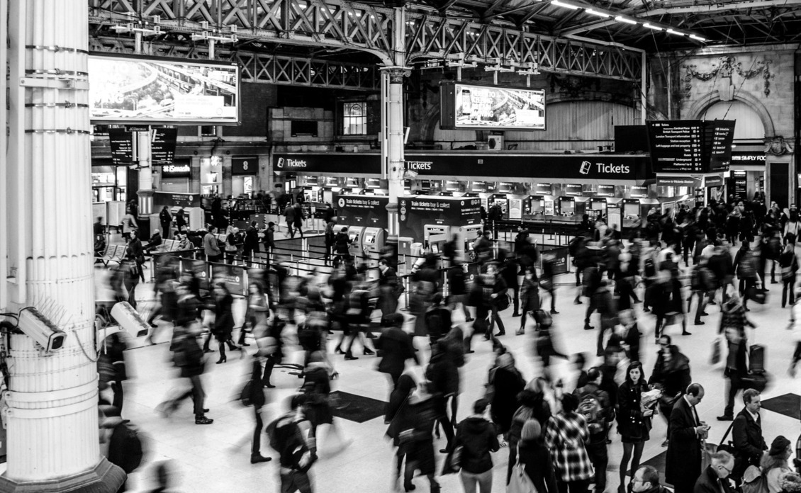 People at the station